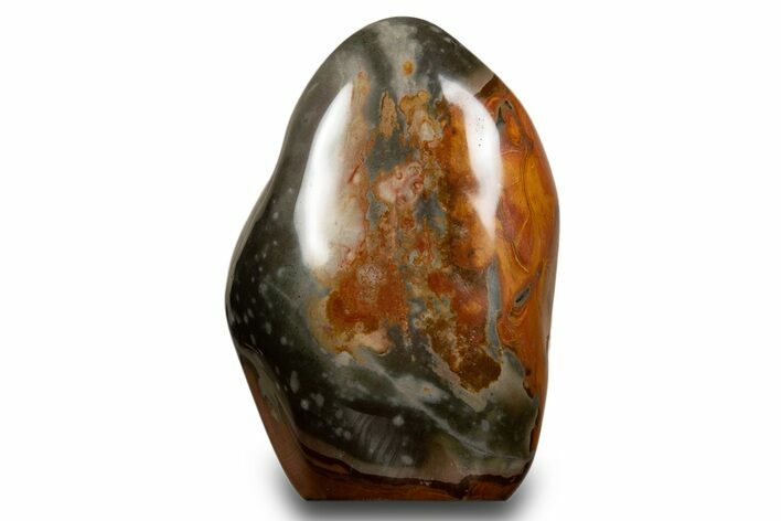 Free-Standing, Polished Polychrome Jasper - Madagascar #323627